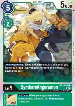 SymbareAngoramon (RB1-022) - Resurgence Booster