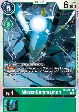 WezenGammamon (RB1-021) - Resurgence Booster