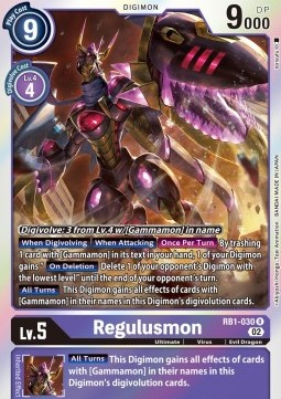 Regulusmon (RB1-030) - Resurgence Booster