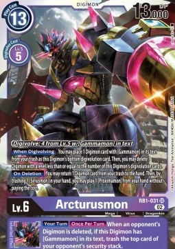Arcturusmon (RB1-031) (V.1) - Resurgence Booster