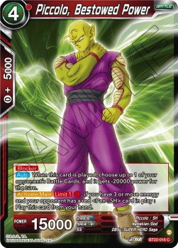 PIccolo, Bestowed Power - Critical Blow