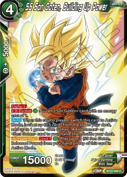 SS Son Goten, Building Up Power - Critical Blow
