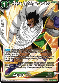 Paragus, Beginnings of Ambition - Critical Blow