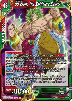 SS Broly, the Nightmare Begins (V.1 - Rare) - Critical Blow