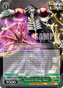 Sorcerer King, Ainz (V.1 - Double Rare) - Nazarick: Tomb of the Undead Vol.2
