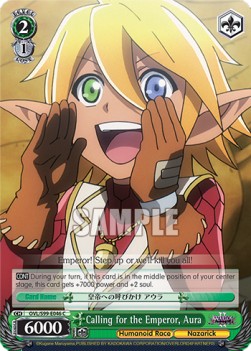 Calling for the Emperor, Aura - Nazarick: Tomb of the Undead Vol.2