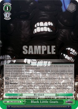 Black Little Goats (V.1 - Rare) - Nazarick: Tomb of the Undead Vol.2