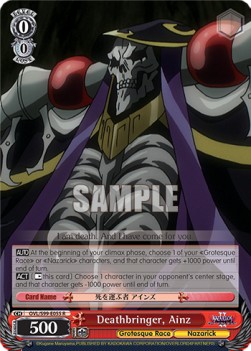 Deathbringer, Ainz (V.1 - Rare) - Nazarick: Tomb of the Undead Vol.2