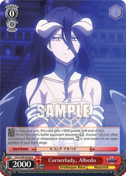 Cornerlady, Albedo (V.1 - Rare) - Nazarick: Tomb of the Undead Vol.2