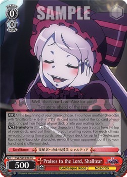 Praises to the Lord, Shalltear - Nazarick: Tomb of the Undead Vol.2