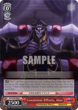 Consistent Efforts, Ainz - Nazarick: Tomb of the Undead Vol.2