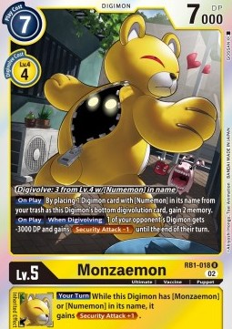 Monzaemon (RB1-018) - Resurgence Booster