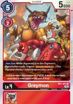 Greymon (P-010) - Resurgence Booster