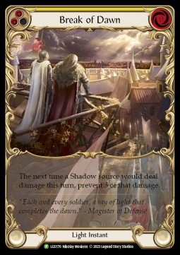 Break of Dawn (Yellow) (Extended Art Rainbow Foil) - LGS Promos