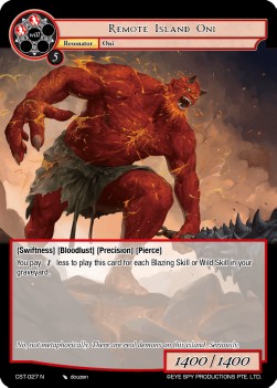 Remote Island Oni - Clash of the Star Trees