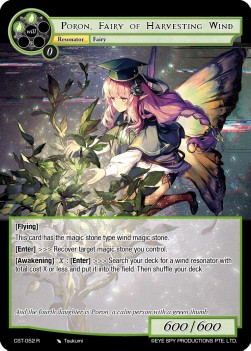 Poron, Fairy of Harvesting Wind - Clash of the Star Trees