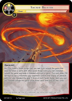 Sacred Balefire - Clash of the Star Trees