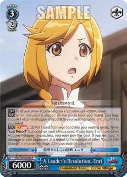 A Leader's Resolution, Enri (V.1 - Rare) - Nazarick: Tomb of the Undead Vol.2