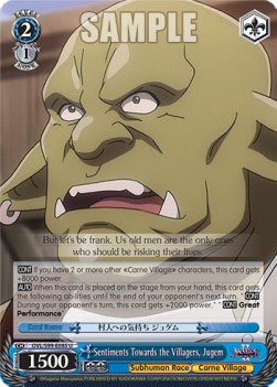 Sentiments Towards the Villagers, Jugem - Nazarick: Tomb of the Undead Vol.2