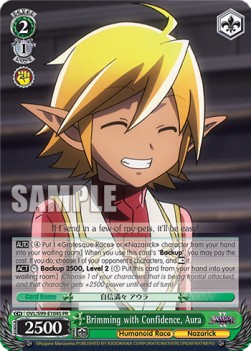 Brimming with Confidence, Aura (V.2 - Super Rare) - Nazarick: Tomb of the Undead Vol.2