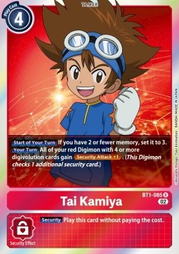 Tai Kamiya (BT1-085) - Resurgence Booster