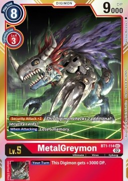 MetalGreymon (BT1-114) - Resurgence Booster