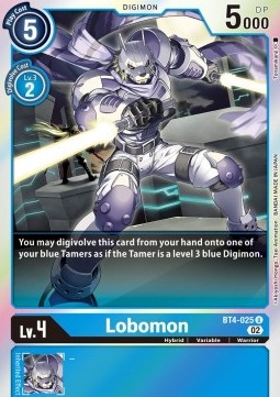 Lobomon (BT4-025) - Resurgence Booster