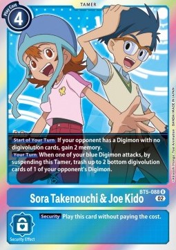 Sora Takenouchi & Joe Kido (BT5-088) - Resurgence Booster