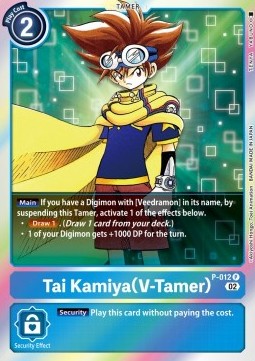 Tai Kamiya (V-Tamer) (P-012) - Resurgence Booster