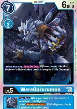 WereGarurumon (P-008) - Resurgence Booster