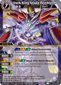 Dark King Snake Pendocles - Organized Play 2023 Promos