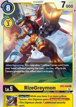 RizeGreymon (BT2-038) - Resurgence Booster