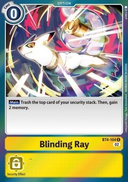 Blinding Ray (BT4-104) - Resurgence Booster