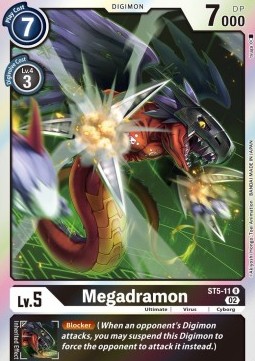 Megadramon (ST5-11) - Resurgence Booster