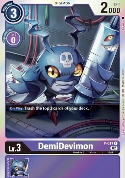 DemiDevimon (P-017) - Resurgence Booster