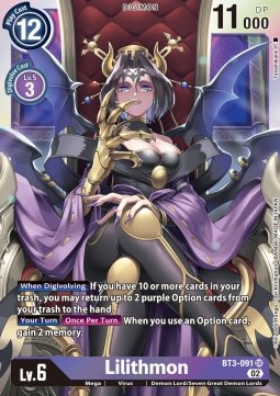 Lilithmon (BT3-091) - Resurgence Booster