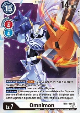 Omnimon (BT5-086) - Resurgence Booster