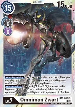 Omnimon Zwart (BT5-087) - Resurgence Booster
