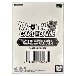 Unison Warrior Series Pre-Release Pack Vol.4 - Dragon Ball Super Products