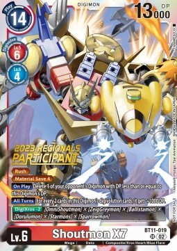 Shoutmon X7 (BT11-019) (V.1) - Championship 2023 Promos