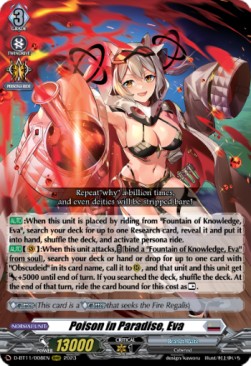 Poison in Paradise, Eva [D-Format] (V.1 - Triple Rare) - Clash of the Heroes