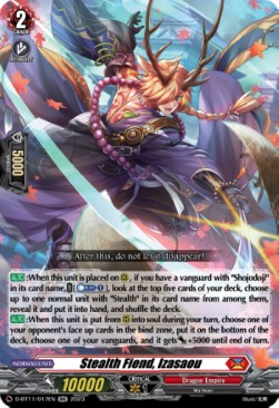 Stealth Fiend, Izasaou [D-Format] (V.1 - Double Rare) - Clash of the Heroes