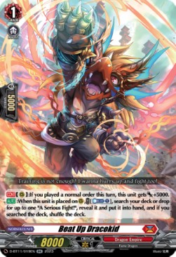 Beat Up Dracokid [D-Format] (V.1 - Double Rare) - Clash of the Heroes
