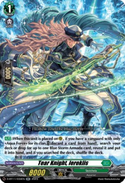 Tear Knight, Ieroklis [D-Format] (V.1 - Double Rare) - Clash of the Heroes