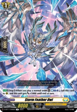 Storm Feather Owl [D-Format] (V.1 - Rare) - Clash of the Heroes