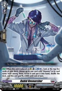 Rabid Researcher [D-Format] - Clash of the Heroes