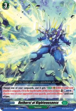 Outburst of Righteousness [D-Format] - Clash of the Heroes