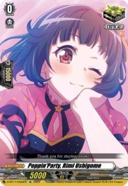 Poppin'Party, Rimi Ushigome [D-Format] (V.1 - Feature Rare) - Clash of the Heroes