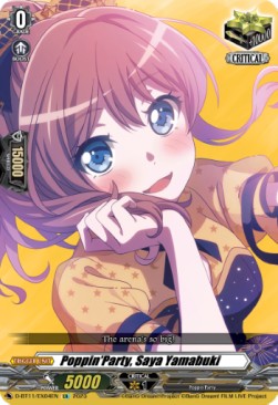 Poppin'Party, Saya Yamabuki [D-Format] (V.1 - Feature Rare) - Clash of the Heroes