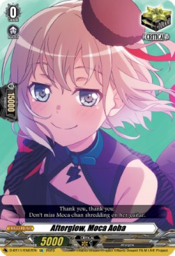 Afterglow, Moca Aoba [D-Format] (V.1 - Feature Rare) - Clash of the Heroes